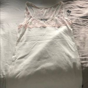NWT American Eagle Knit and Lace Tank Top